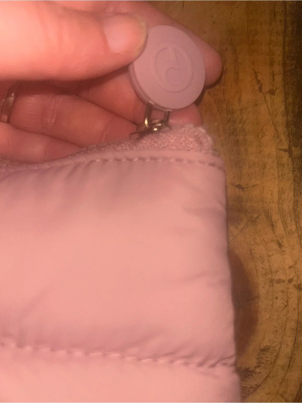 Rare Beauty Selena Gomez Mauve Puffy Makeup Bag  Gold Logo New In Package